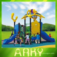 Out door quality LLDPE playground equipment / park plastic play structure